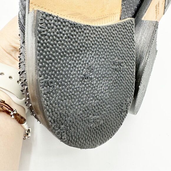 MAISON MARGIELA Gray Snakeskin Tie  Oxford Brogue Sz‎ 37.5 US 7 - Picture 13 of 14